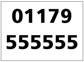 01179555555 Memorable Bristol Telephone Number - Make us an offer