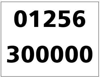 01256300000 Memorable Basingstoke Telephone Number