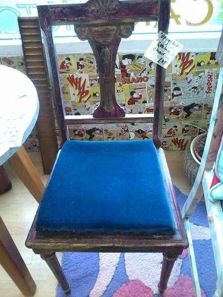 039Gothic039 039Vampire039 shabby chic Royal Throne vintage retro upcycled new chair