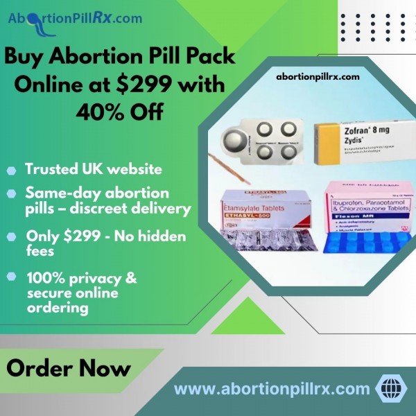Buy Abortion Pill Pack Online at $299 with 40% Off