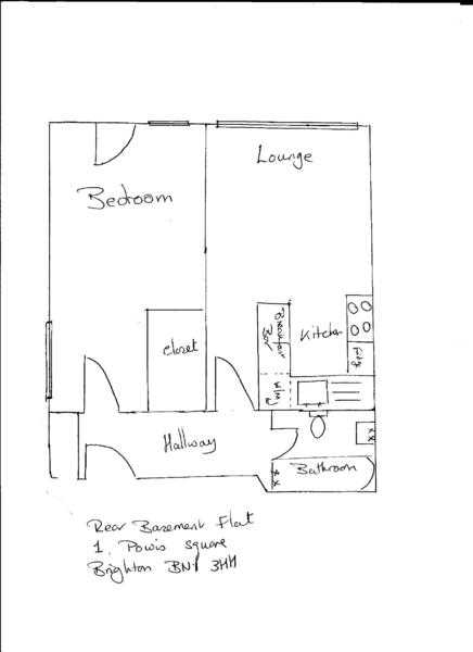 1 bed flat in Powis Square