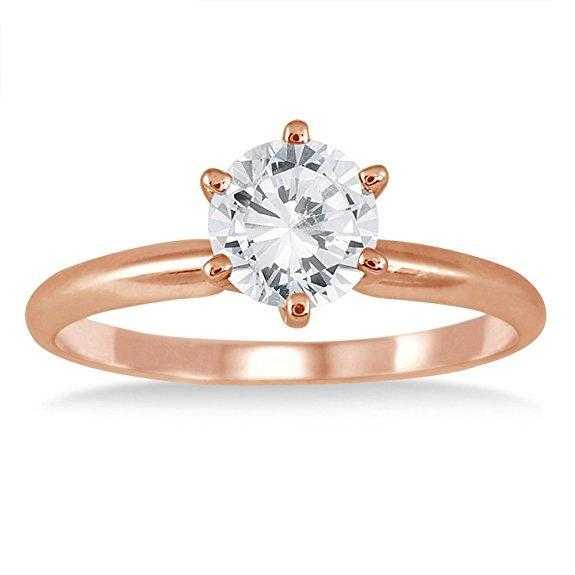 1 carat solitaire diamond ring