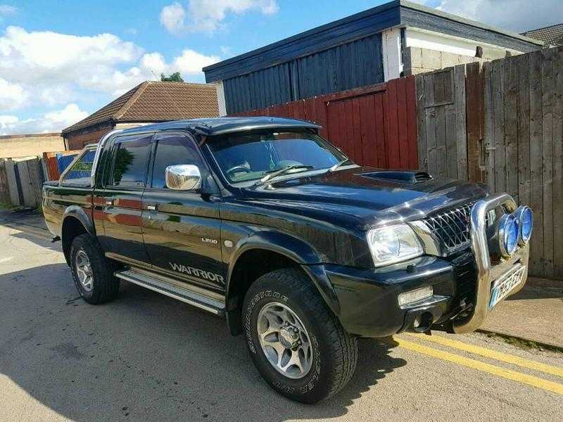 1 OWNER MITSUBISHI L200 WARRIOR, 2004, 4 WHEEL DRIVE, FULLY LOADED ONE OFF TRUCK