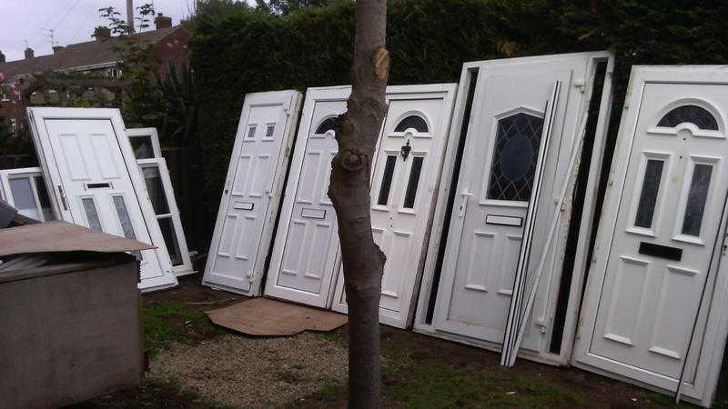 1 upvc door and 2 spares as goodwill