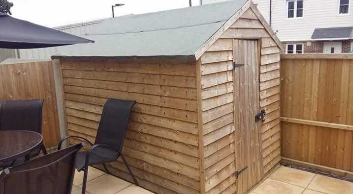 1 year old, 8x6 Garden Shed