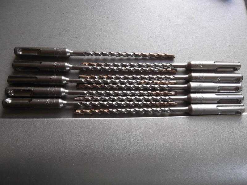 10 Brand new 5.0 x 160mm SDS PLUS heavy duty masonry drill bits