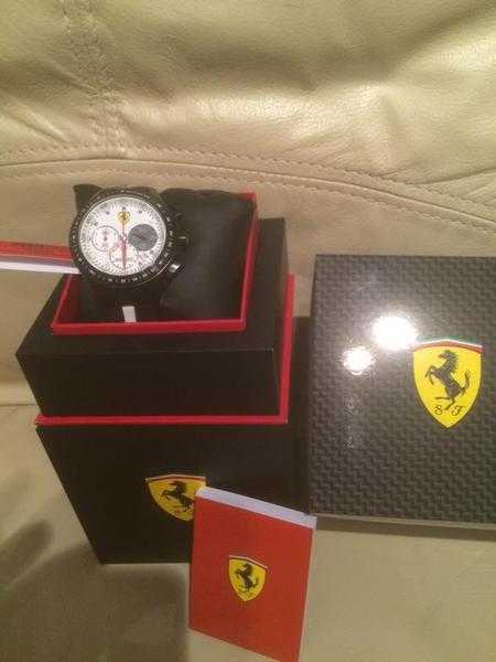 10 off all watches in May. Brand new Ferrari watches for sale, with guarantee, in box with papers