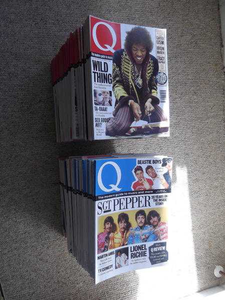 104 from the first 120 issues of Q Magazine - interviews, photos, reviews from 1987 to 1997