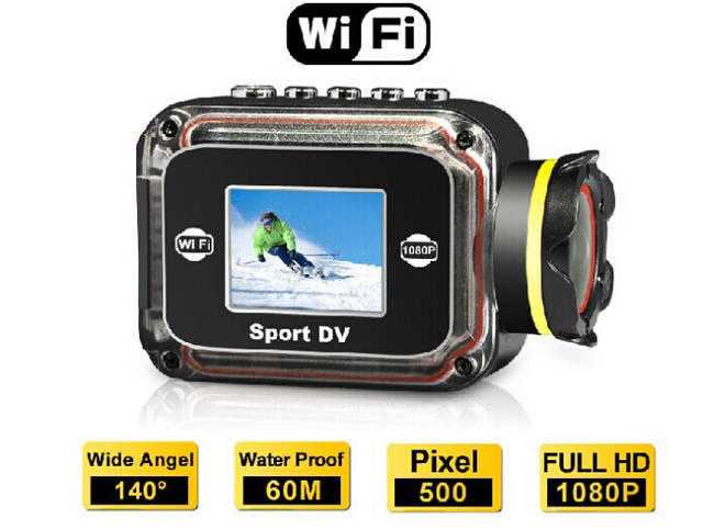 1080P mini DV built in WiFi Outdoor sports DV waterproof Diving Camera 30M