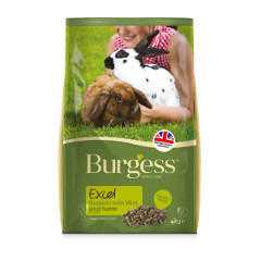 10kg BAG BURGESS EXCEL RABBIT PELLETS