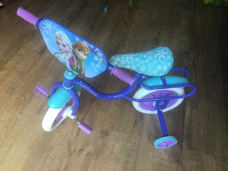 10quot frozen toddler bike with stabiliser