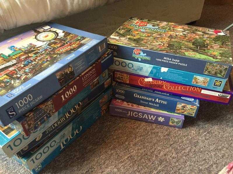 11 x 1000 Piece Jigsaw Puzzles