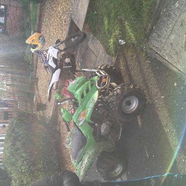 110cc semi auto quad bike