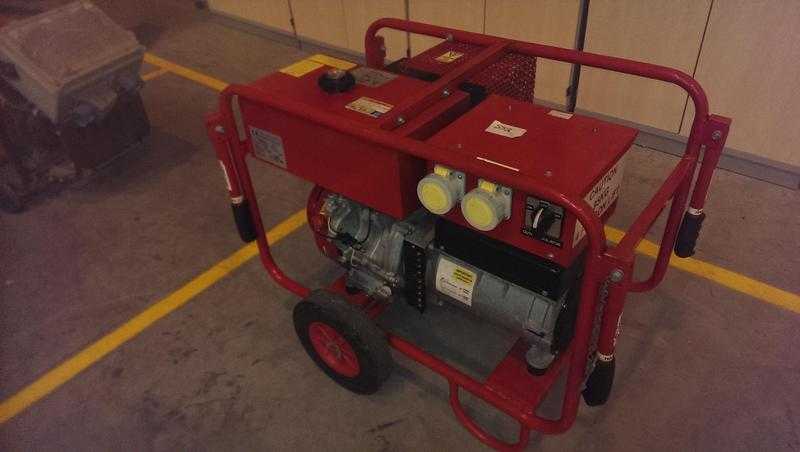 110v generator honda 5.5kw 6.8kva 16hr tank low hrs