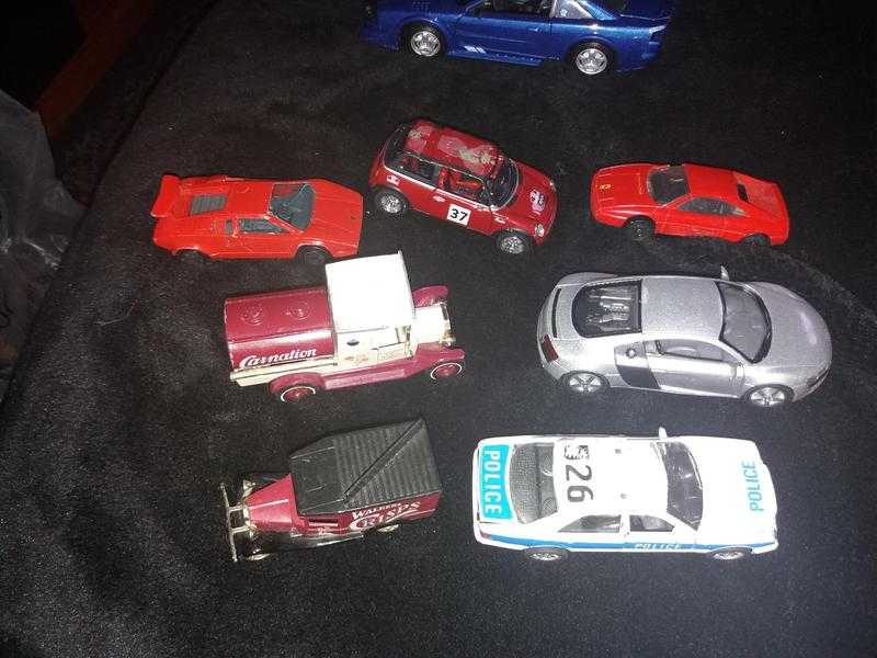 12 collection toy cars