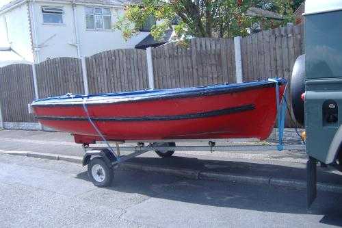 12ft Rowing boat with new trailer