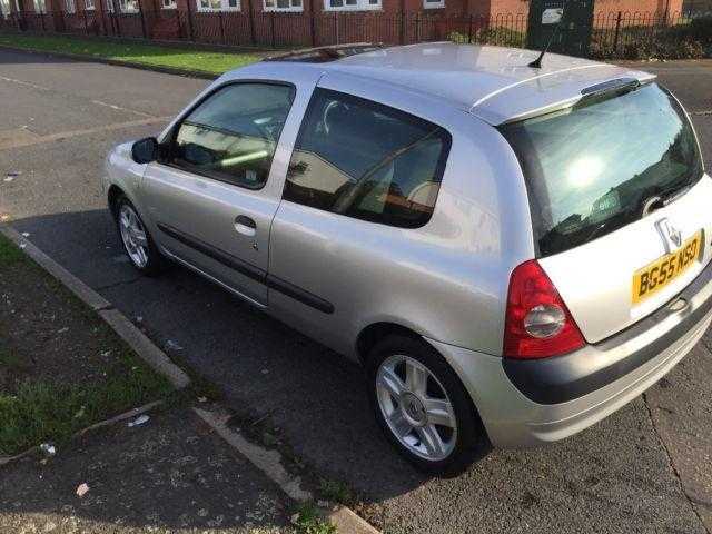 1.4 Renault dynamique clio 55 plate 3dr silver