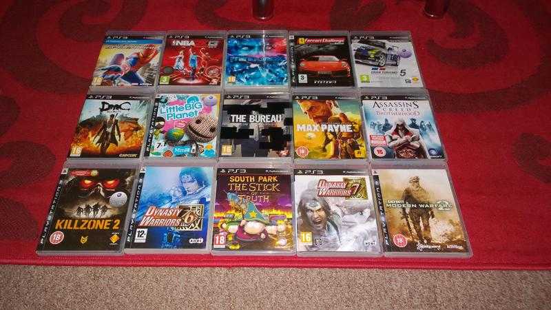 15 ps3 games