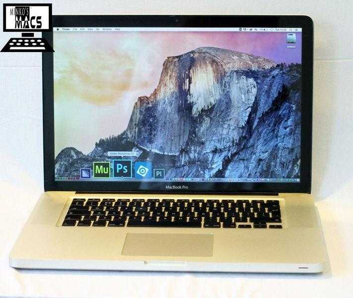15.4quot Apple MacBook Pro 2.53Ghz Core 2 Duo 4gb 500GB Microsoft Office 2016 Traktor Scratch Pro