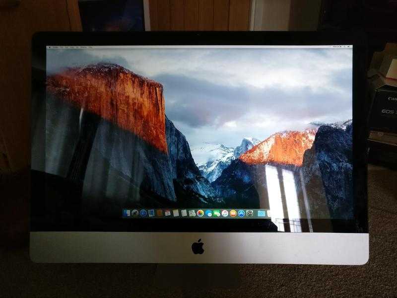 16 GB RAM, 1TB Apple iMac Late 2011 - Slightly faded screen in Bognor Regis