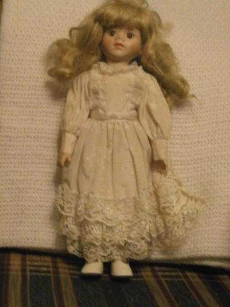 16 inch Porcelaine Doll