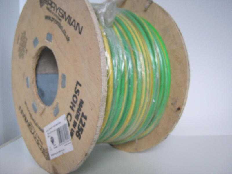 16mm stranded green and yellow Earthing cable