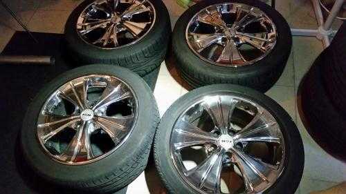 17 chrome plated rial alloy wheels, Tyres  Alloys,