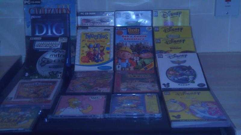 18 pc cd-roms