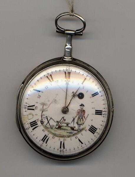 18th Century Masonic verge watch circa 1767 in working order