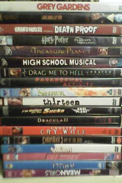 19 dvds (see list) NTSC region 1