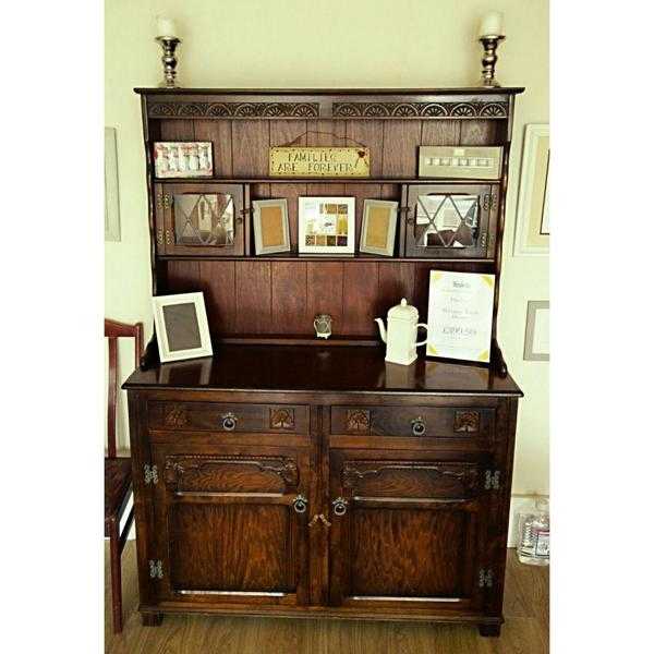 1950039s Mahogany Welsh Dresser