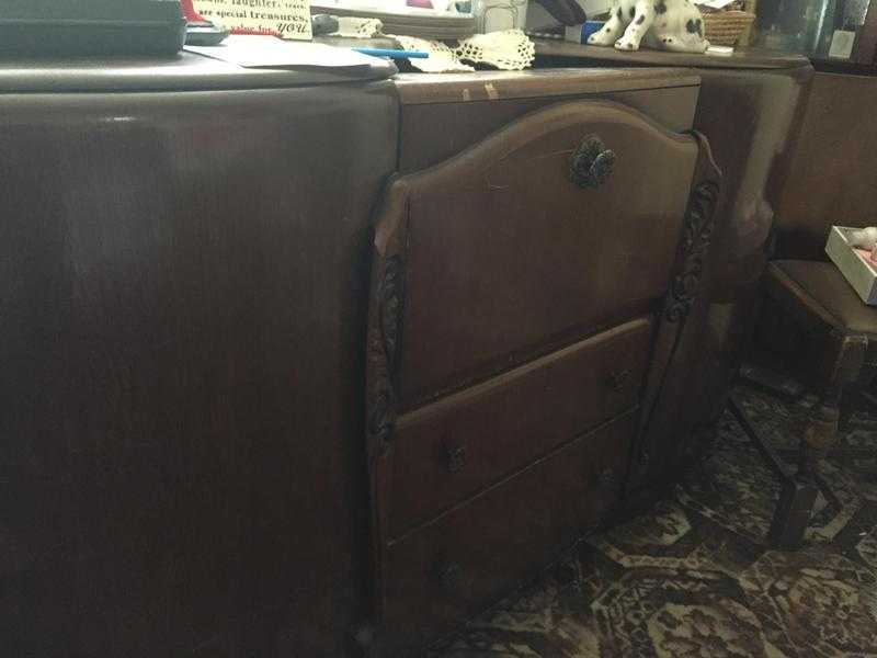 1950039s sideboard with drinks cabinet
