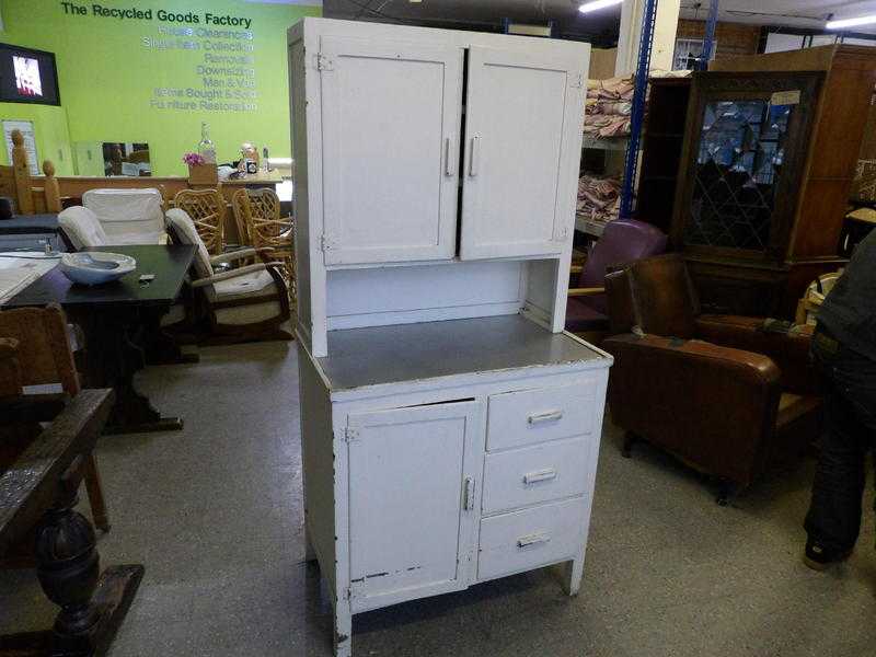 1950s kitchen dresser with metal top