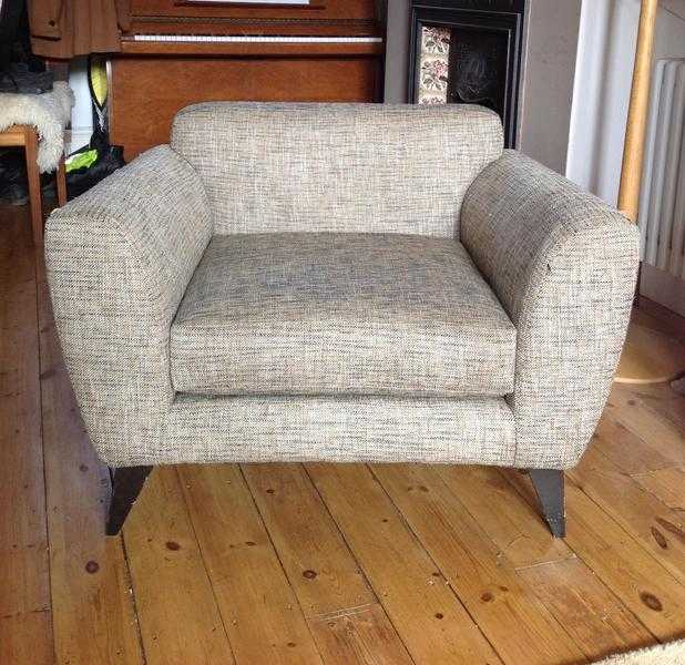 1950s Style Armchair Stylish Retro