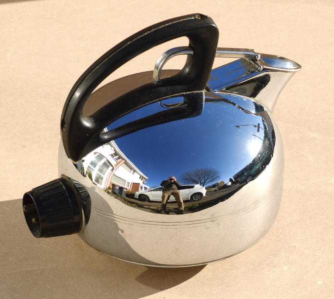 1960s vintage Swan wisteling kettle - period piece