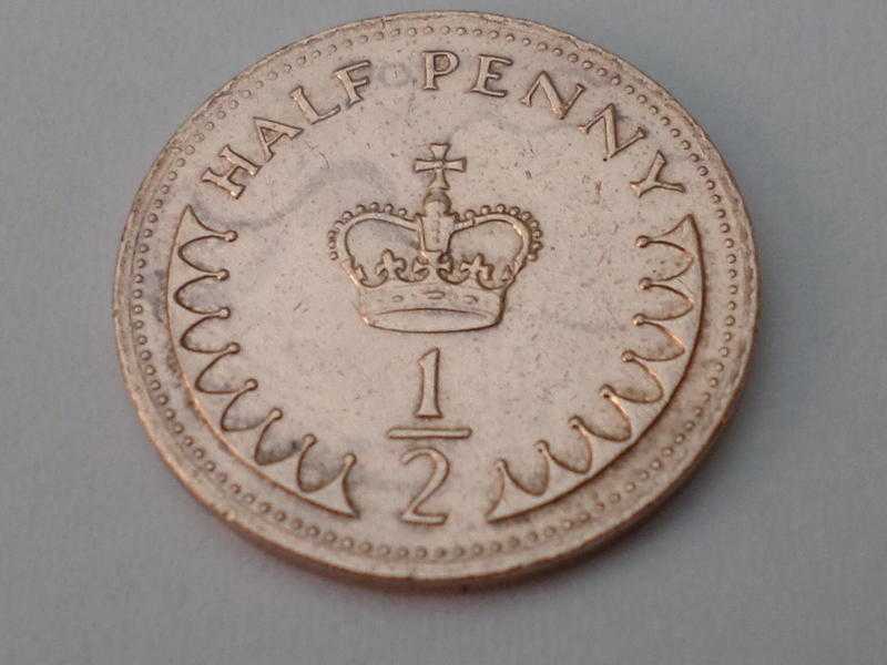 1971-1982 UK GB DECIMAL OLD HALF PENNY PENCE COINS