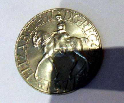 1977 commemorative 5 coin
