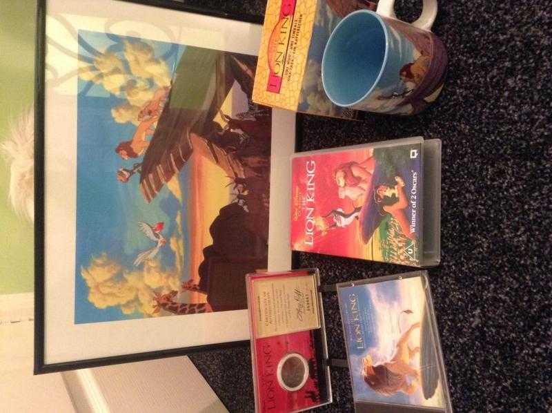 1994 lion king memorabilia