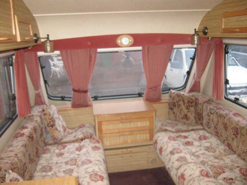 1998 elddis knightsbridge 2 berth light weight small caravan