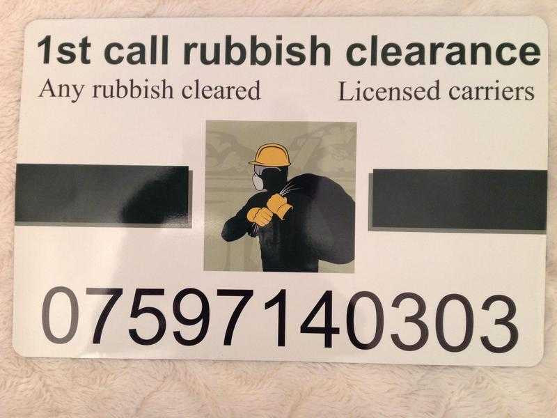 1st call rubbish clearance