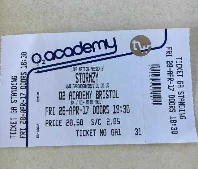 1x ticket for sale Stormzy, bristol O2