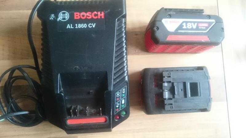 2 bosch 18v attends and charger for sale