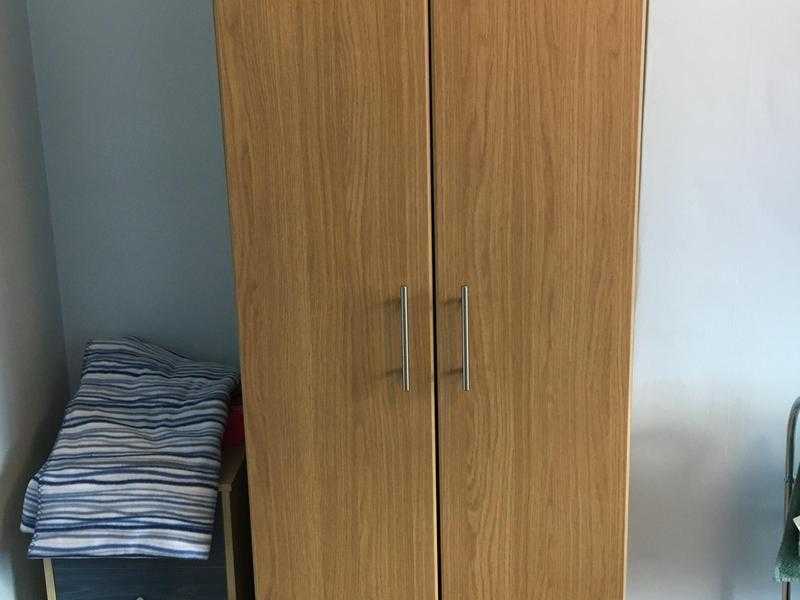 2 door wardrobe from Normandy range at Argos oak effect