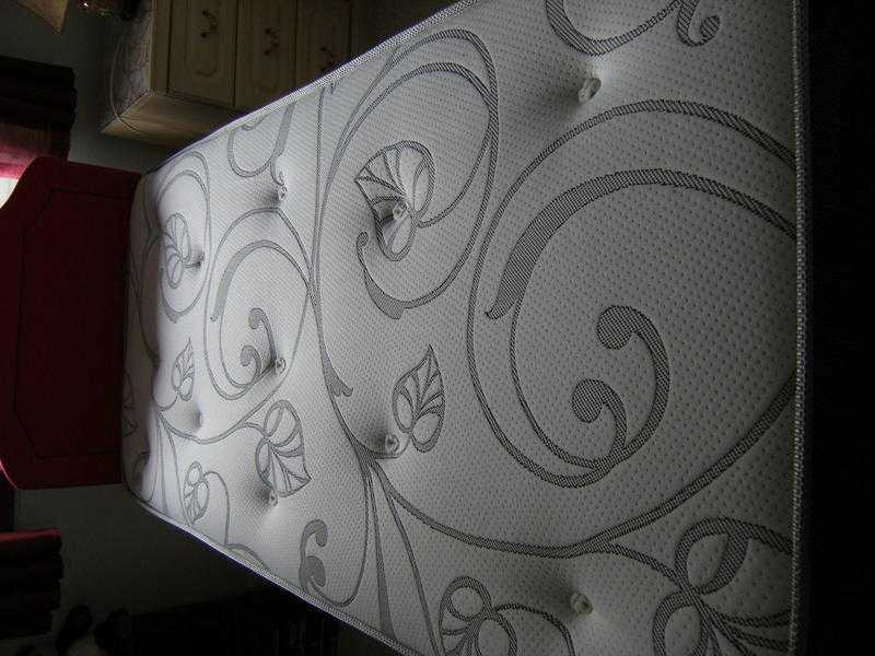 2 drawer single divan bed with mattress and headboard