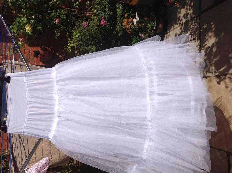 2 hoop wedding petticoat