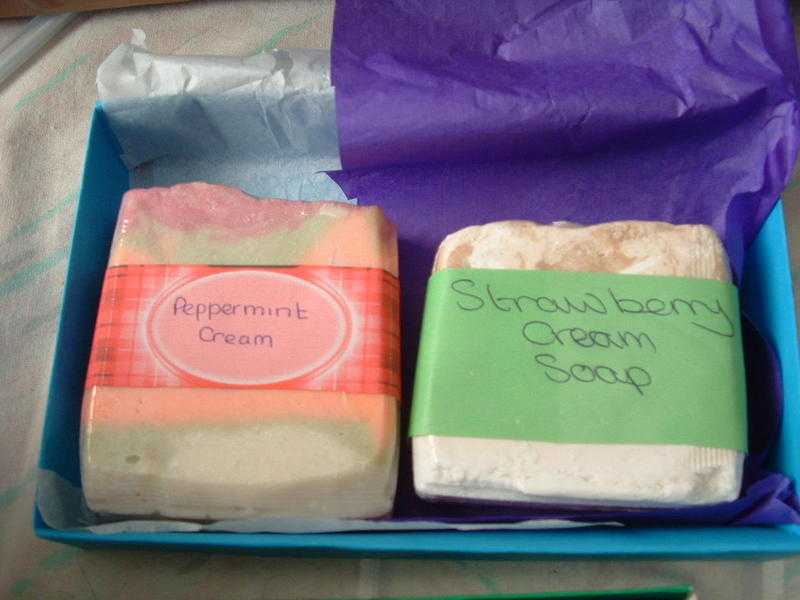2 in a box039s hand made soaps