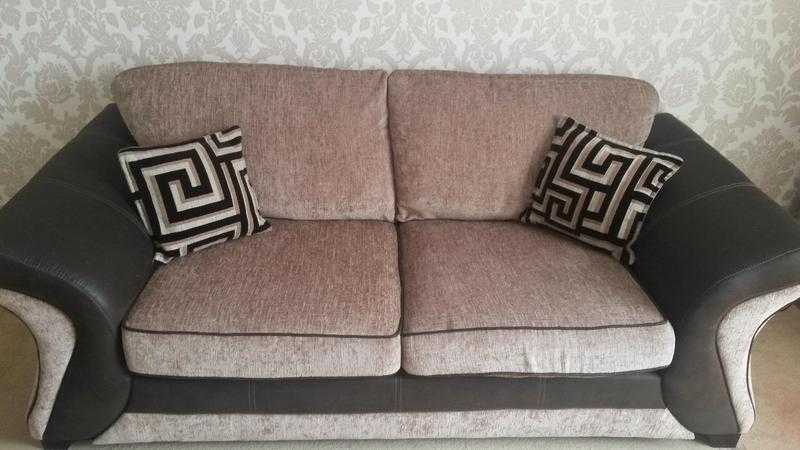 2 large dfs 2 seater sofas