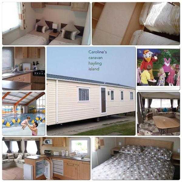 2 Luxury 3 bedroom (sleeps 8) static caravans on the Parkdean site, Hayling Island. Hampshire.