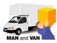 2 man and a van house removals service fast friendly an reliable cover most areas