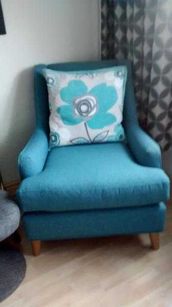 2 NEXT Armchairs 9 months old excellent condition  150 Each or nearest of  two free scattered Next